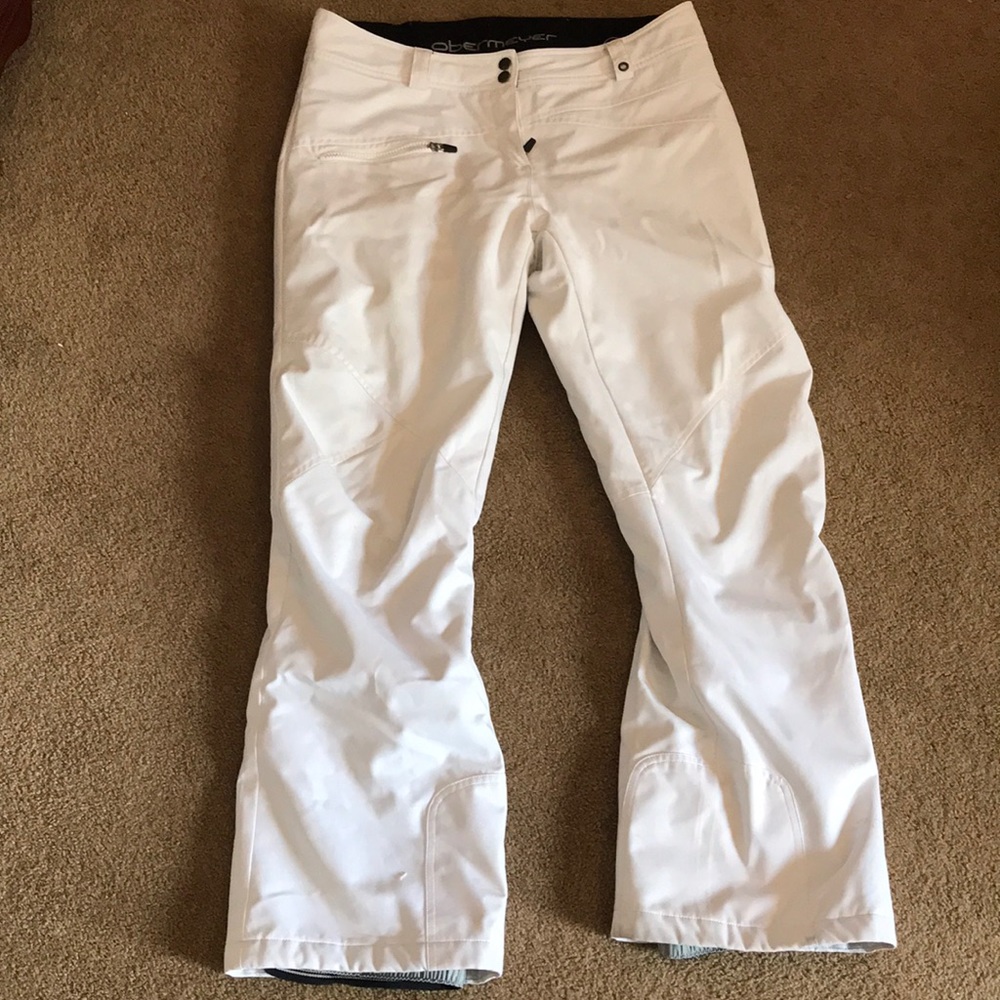 Obermeyer winter white ski pants
